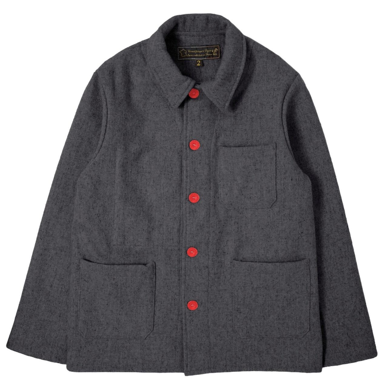 Le Laboureur Wool Jacket – Grey