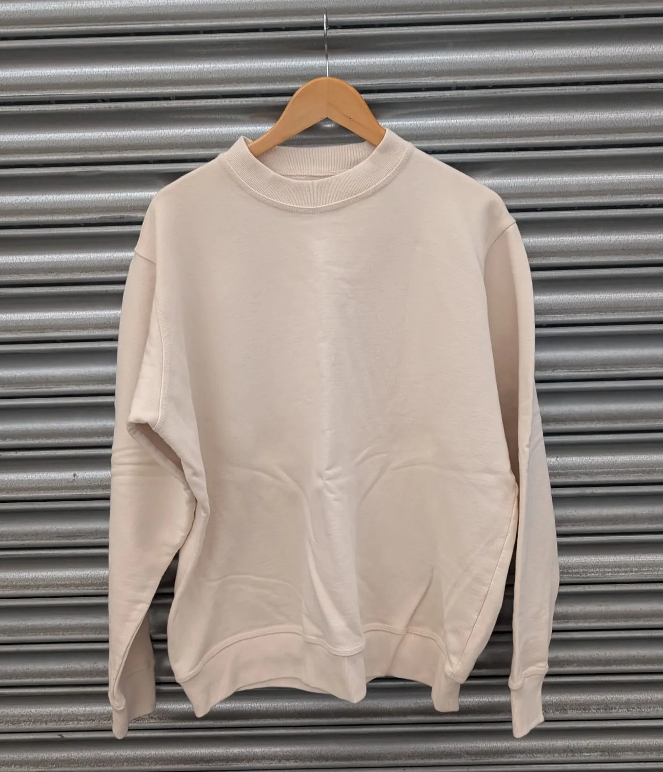 Cream TRPL Sticthed Sweatshirt – XL (SAMPLE)