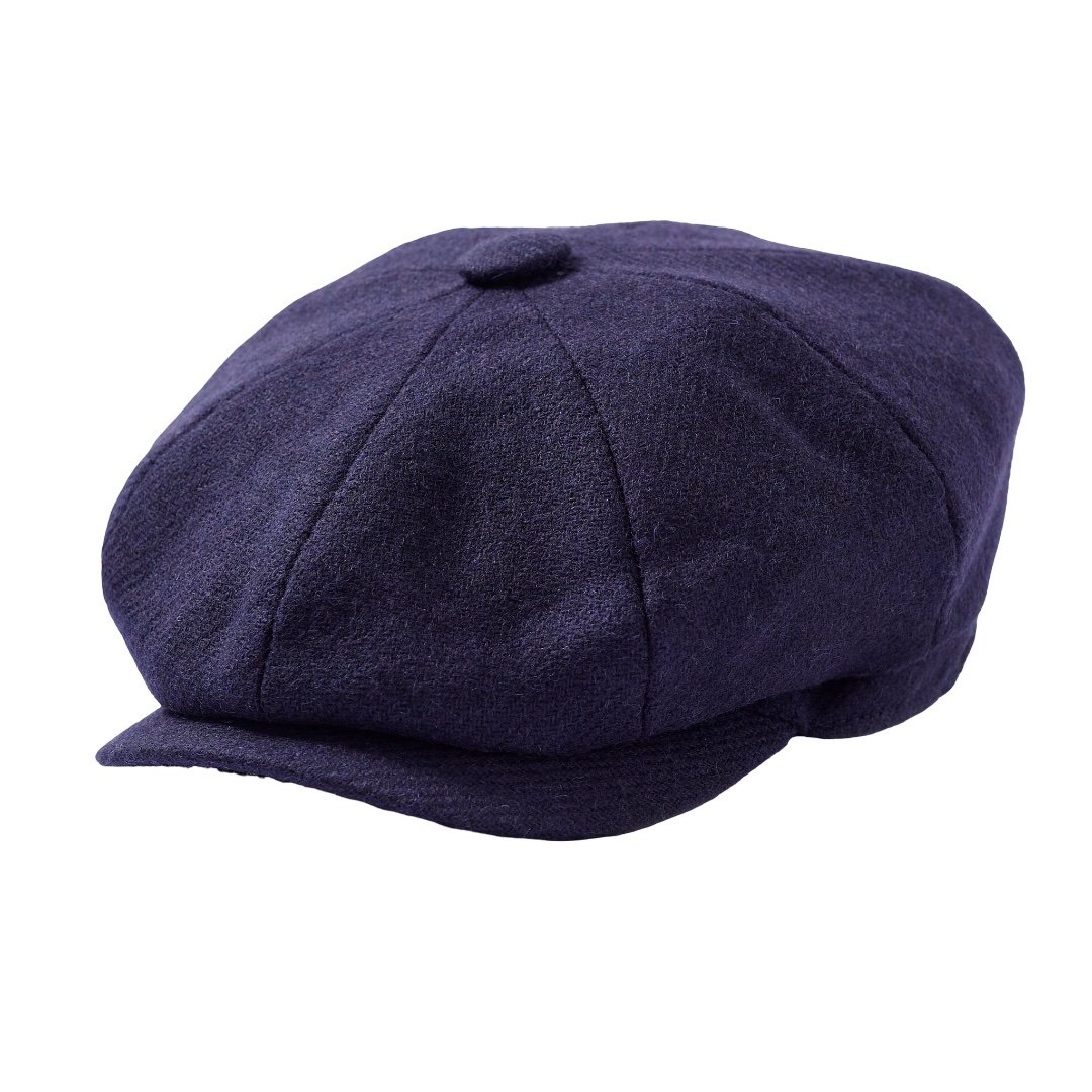 Jim Cap – Navy Wool Twill