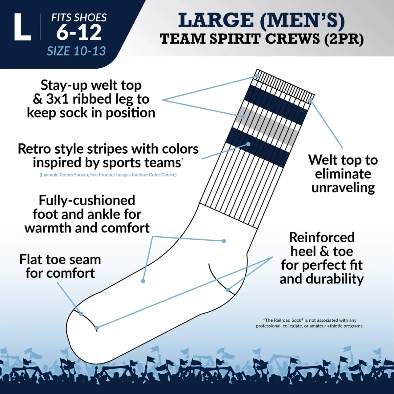 Railroad Socks 2 Pack – Team TRiCKETT