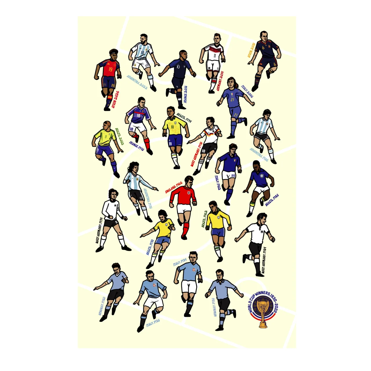 All Time Winners – Print/Tea Towel (PRE-ORDER)