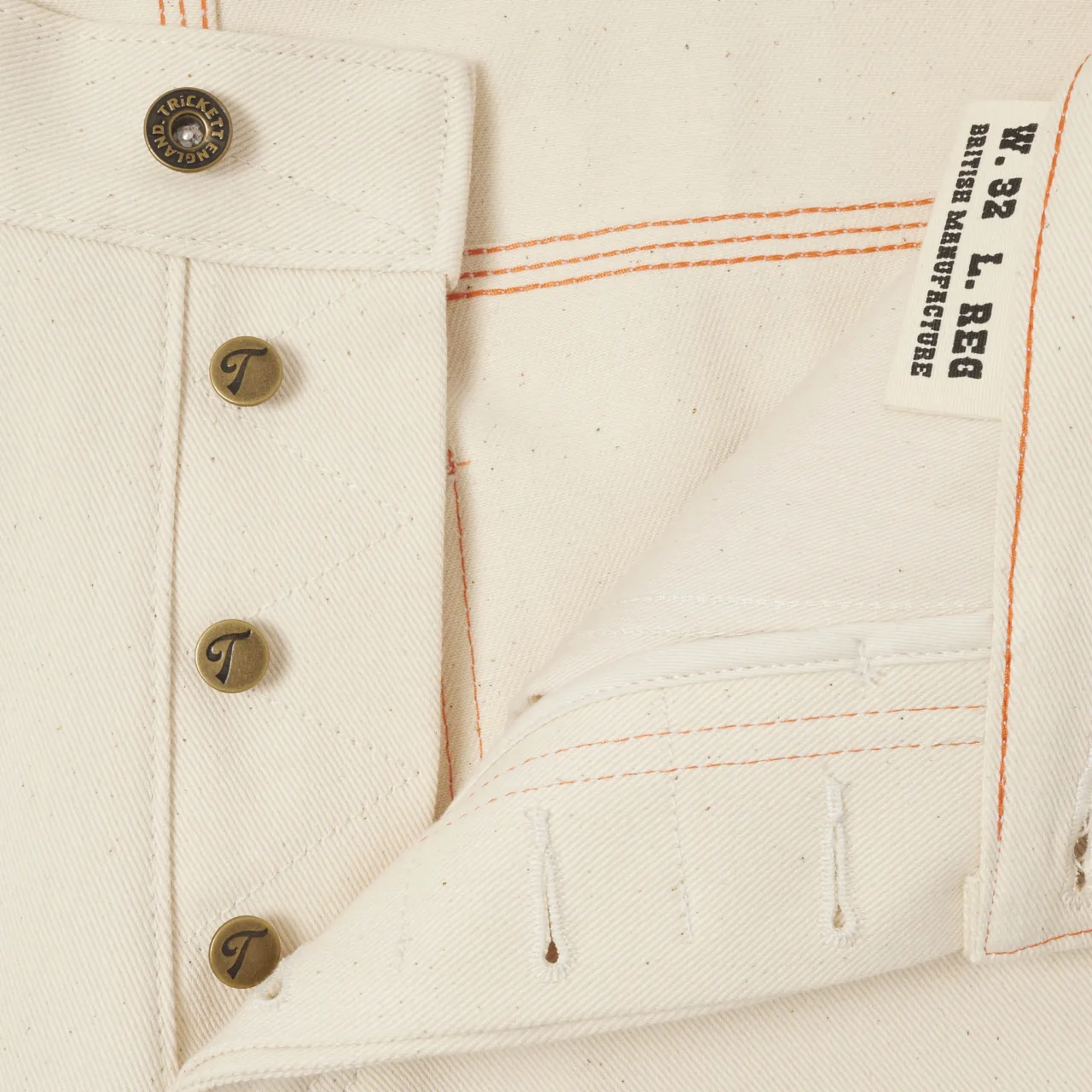 Stanley Cut Jeans – Ecru Selvedge
