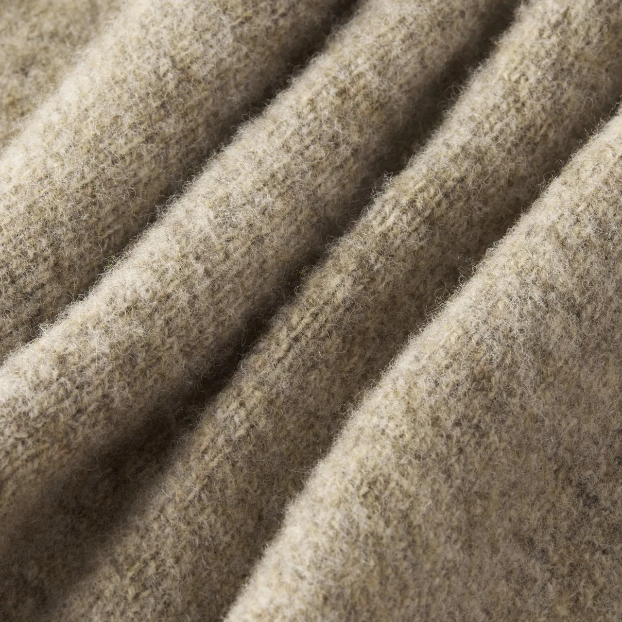 Shetland Wool Jumper – Mushroom Soup