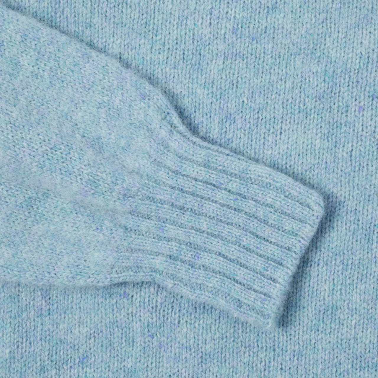 Shetland Wool Jumper – Light Blue