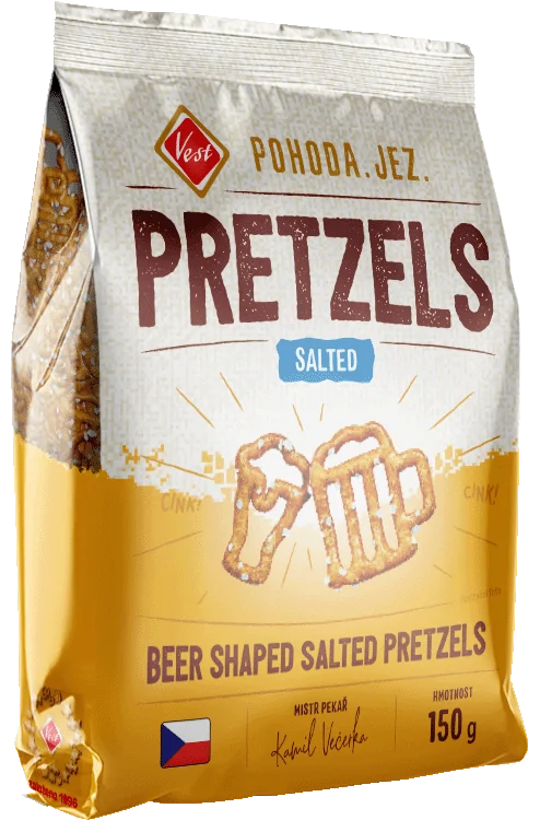 Beer-shaped salted pretzels – 150g