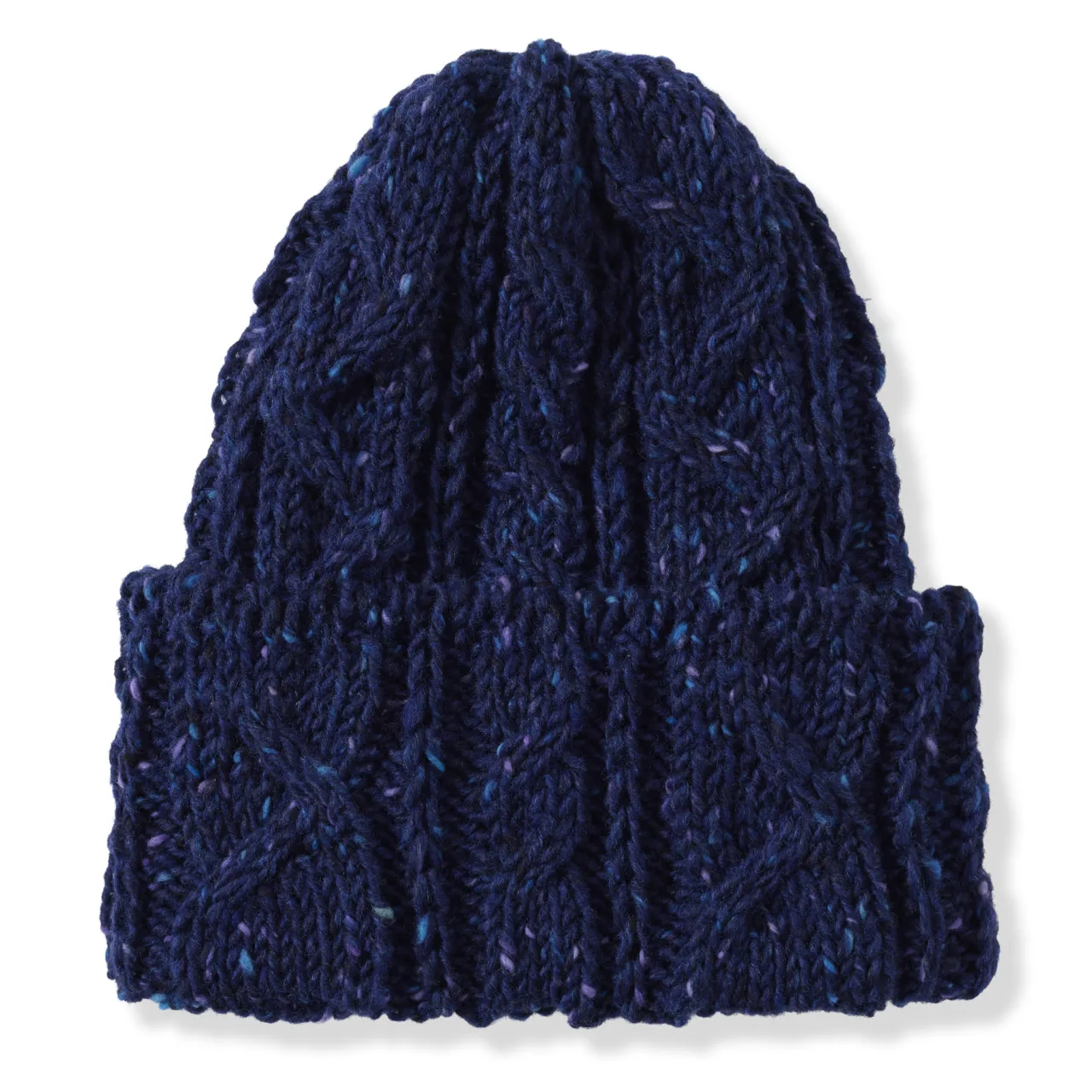 Paul Cable Knit Hat – Doimhneacht (Navy)