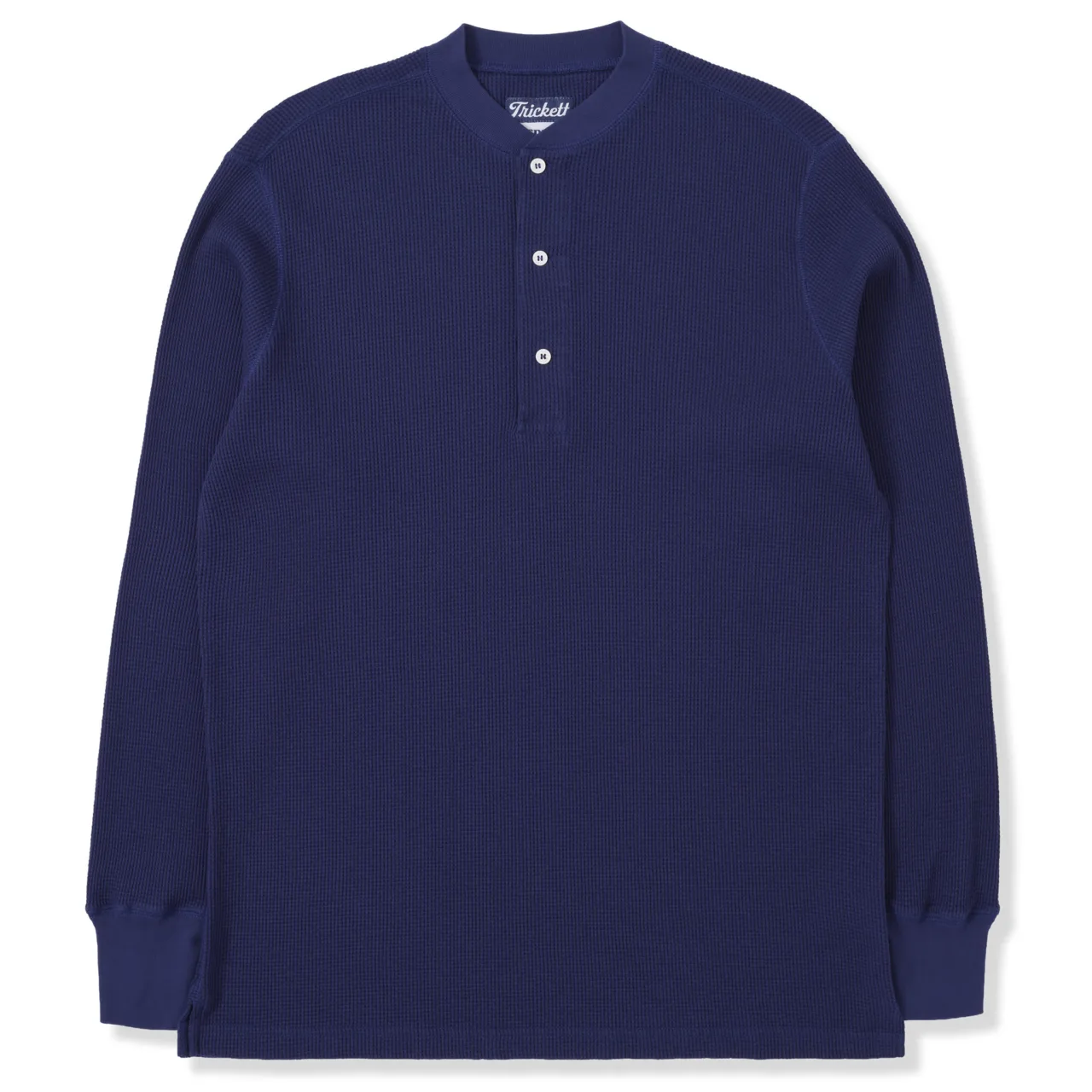 Squarzi Waffle Knit Henley – Blackpool Sea
