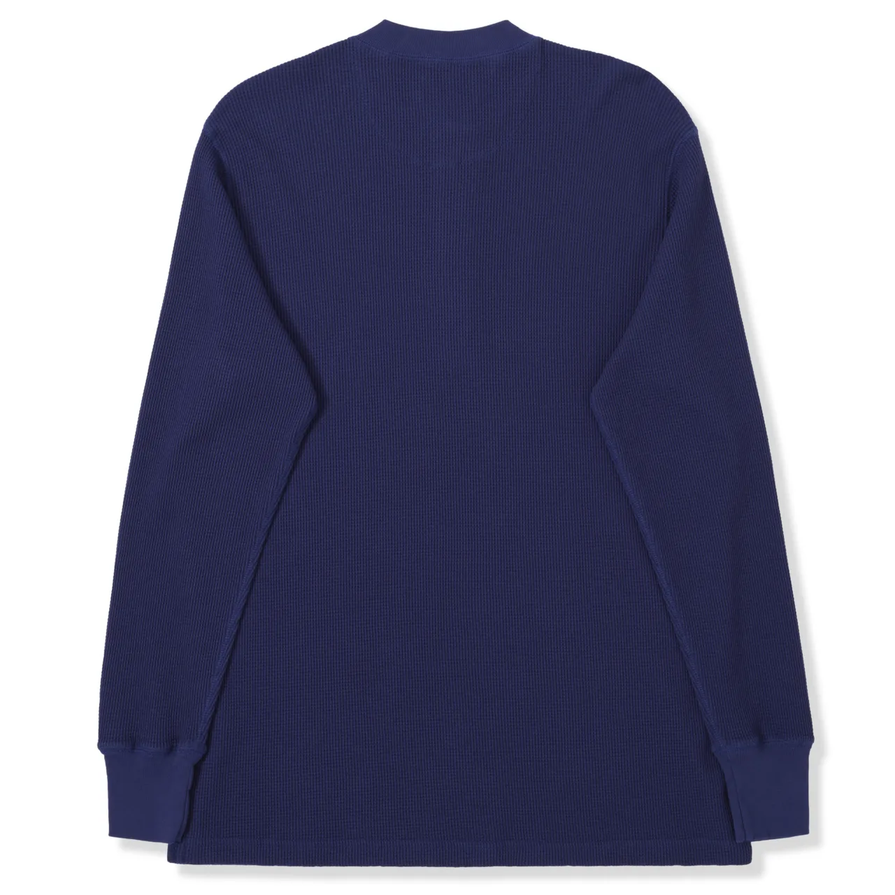 Squarzi Waffle Knit Henley – Blackpool Sea, alternative view