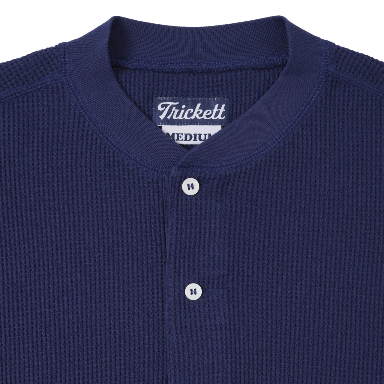 Squarzi Waffle Knit Henley – Blackpool Sea