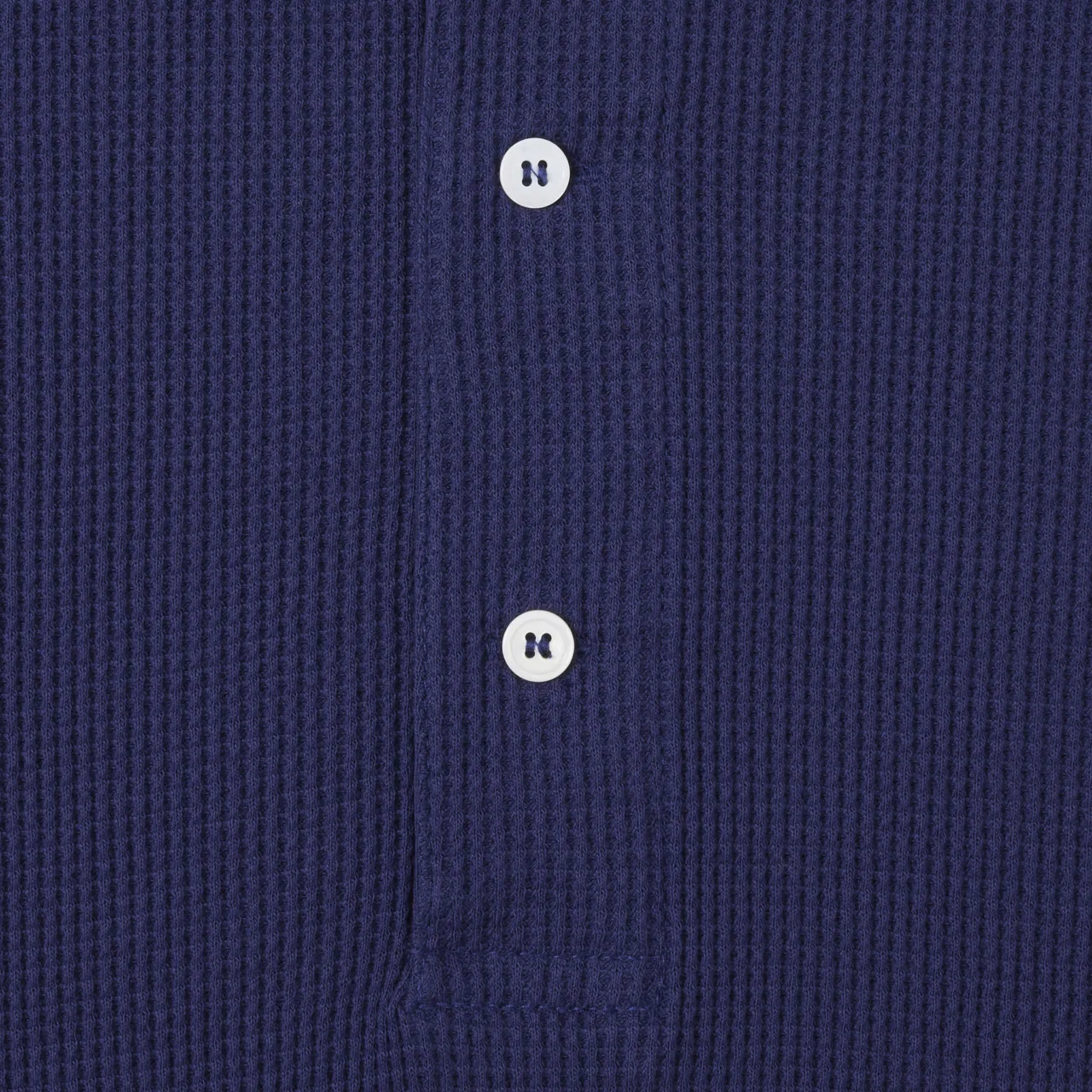 Squarzi Waffle Knit Henley – Blackpool Sea