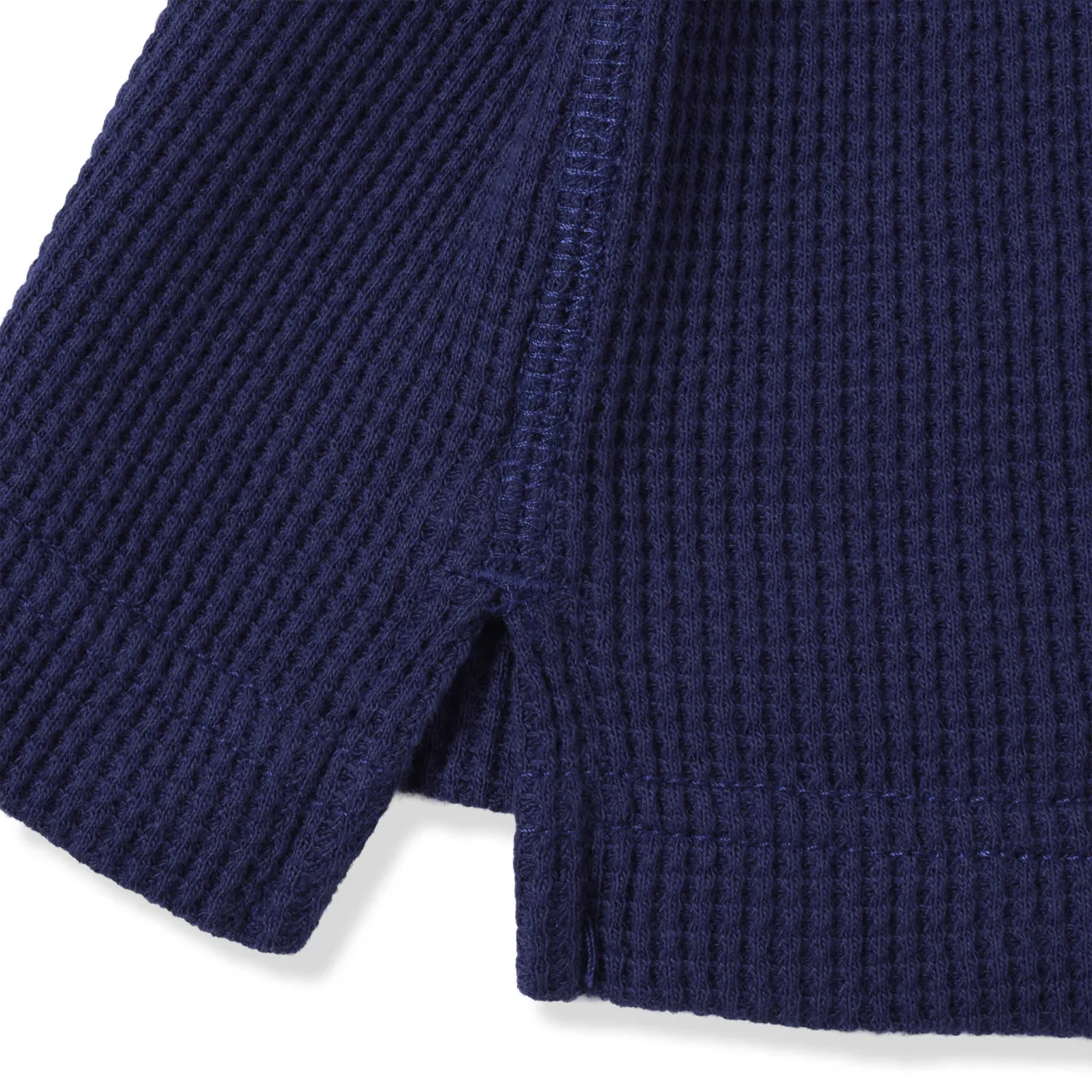 Squarzi Waffle Knit Henley – Blackpool Sea