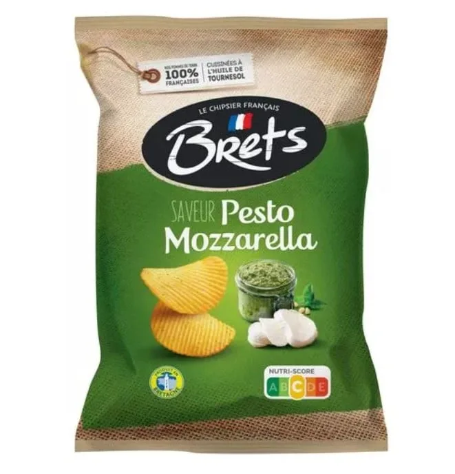 Brets Crisps – Pesto Mozzarella